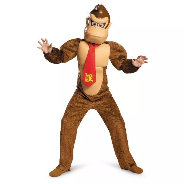 Kids Donkey Kong Muscle Costume - Super Mario Bros.