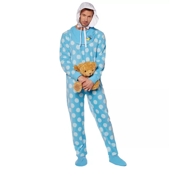 Adult Blue Baby Jumpsuit