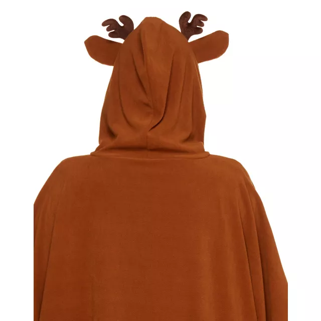 Adult Faux Fur Deer Poncho