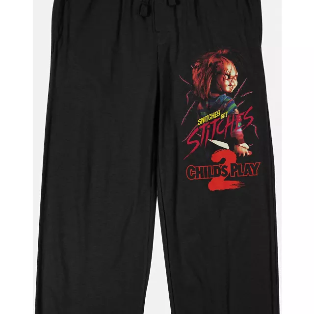 Snitches Get Stitches Lounge Pants - Chucky