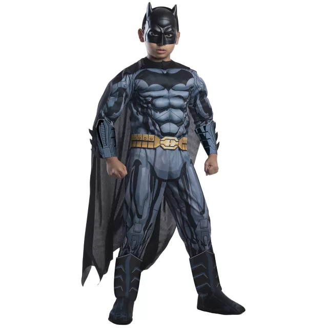 Kids Grey and Black 3D Batman Costume - DC Comics