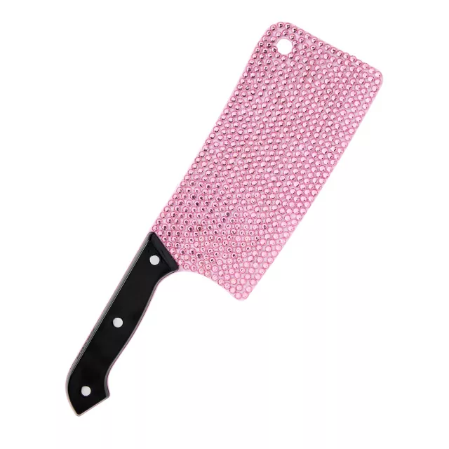 Pink Bling Meat Cleaver