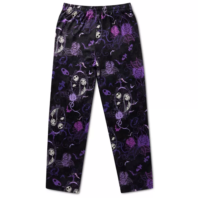 Floral Jack Skellington and Sally Lounge Pants - The Nightmare Before Christmas