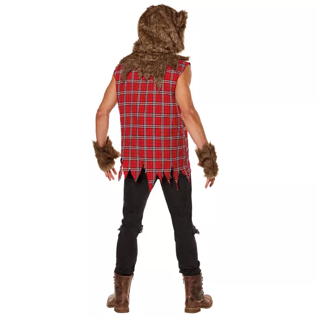 Adult Hooded Wolf Costume