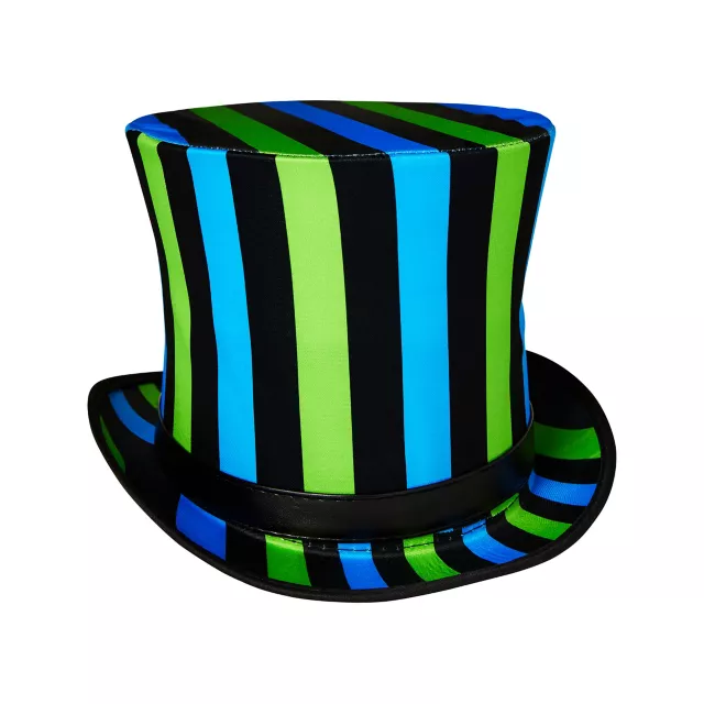 Scary Clown Neon Top Hat