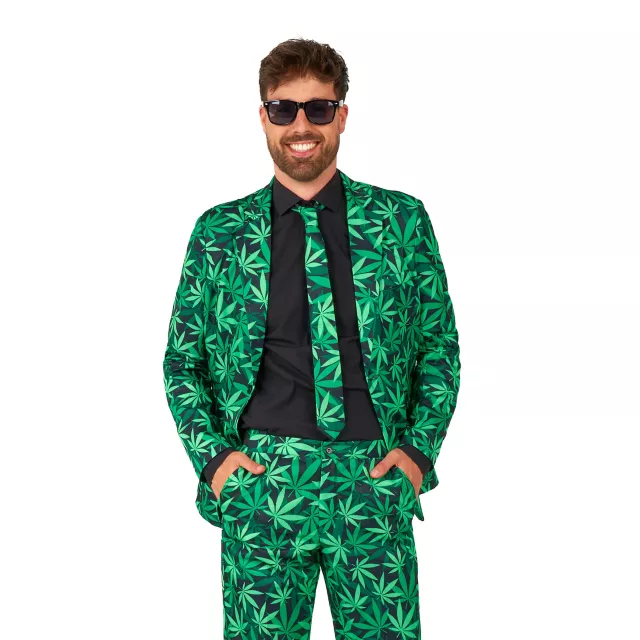 Groovy Green Leaf Suit