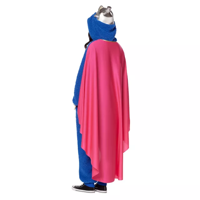 Adult Super Grover Jumpsuit Costume -  Sesame Street
