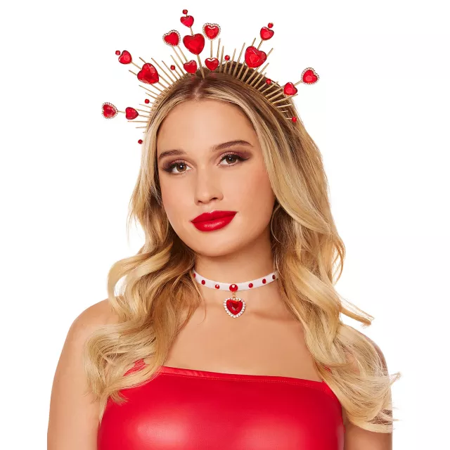 Cupid Hearts Choker Necklace