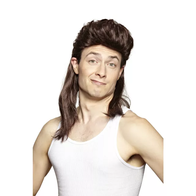 Brown Mullet Wig