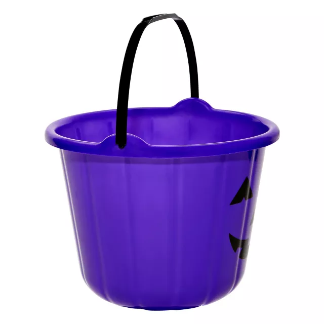 Purple Pumpkin Treat Bucket