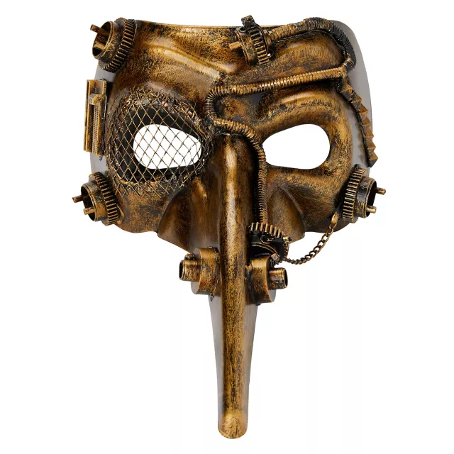 Steampunk Plague Doctor Half Mask