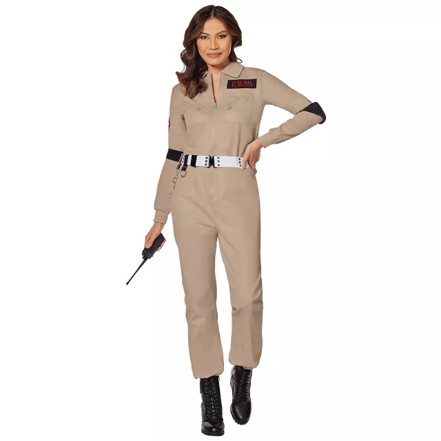 Adult Womens Ghostbusters One Piece Costume - Ghostbusters Classic