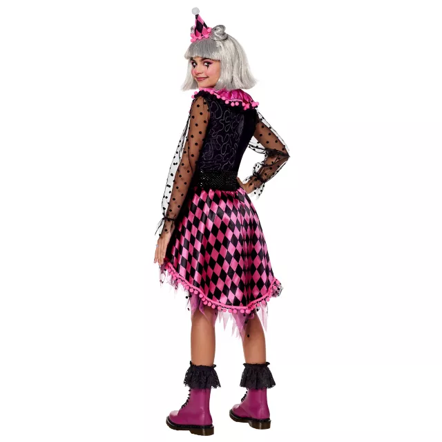 Kids Neon Clown Costume Deluxe