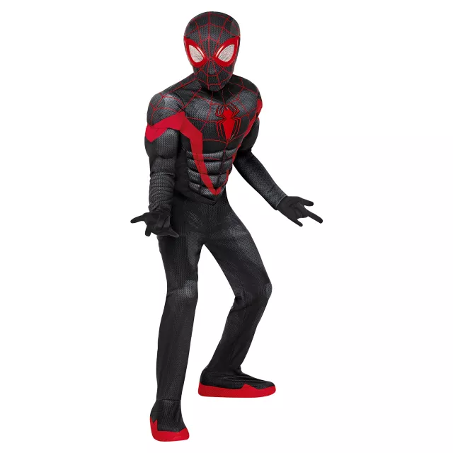 Kids Miles Morales Muscle Costume - Spider-Man Classic