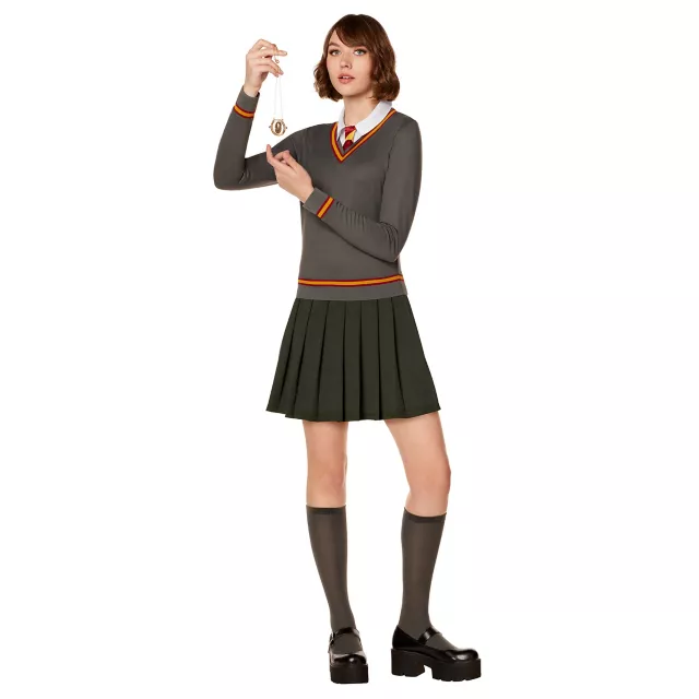 Adult Hermione Granger Uniform Dress Costume - Harry Potter