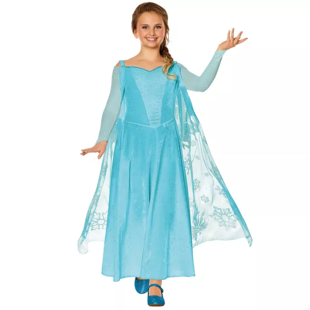 Kids Elsa Dress Costume - Frozen