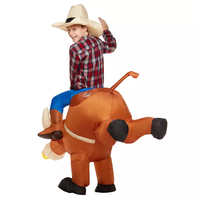 Kids Inflatable Bull Rider Costume