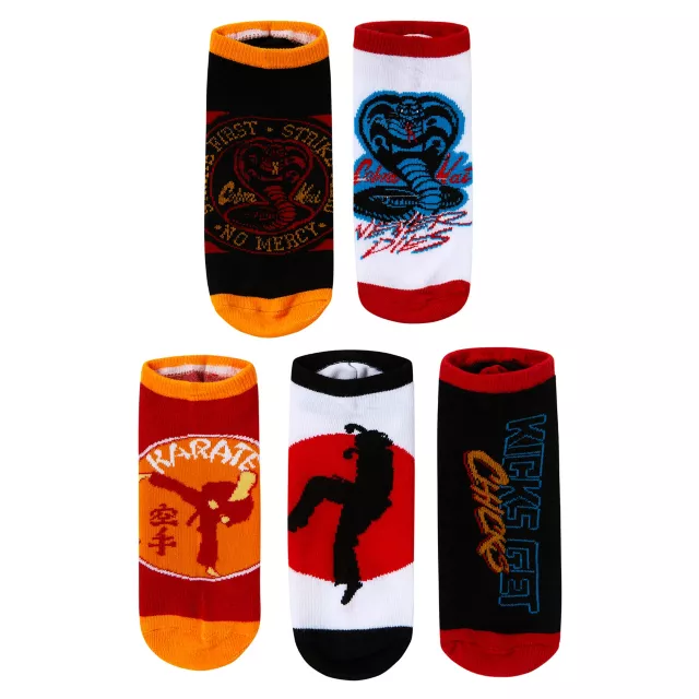 Cobra Kai No Show Socks - 5 Pack