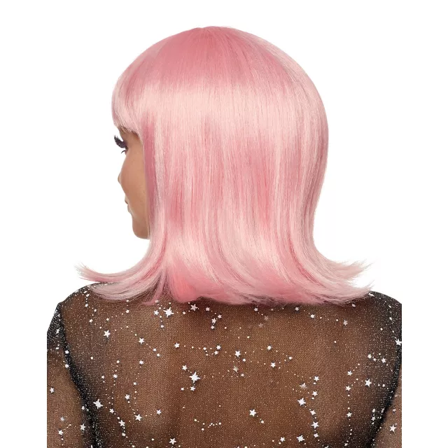 Pink Pageboy Wig