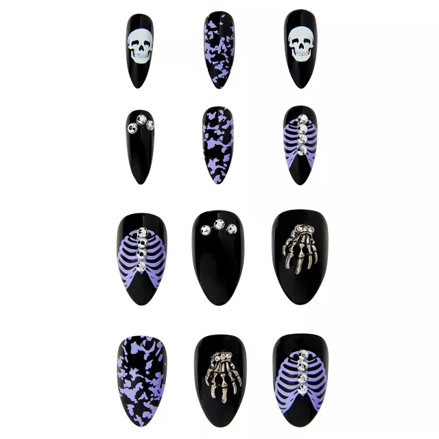Kids Skeleton Nails