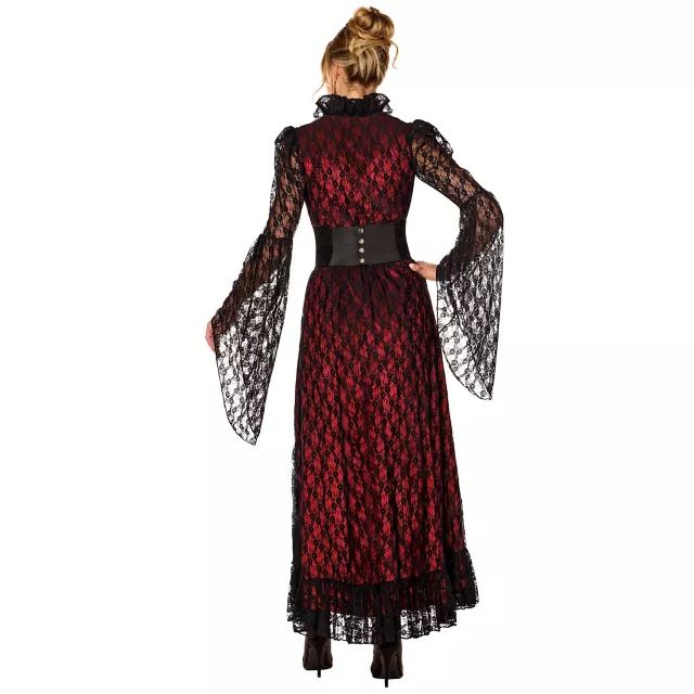 Adult Vampire Lace Dress Costume