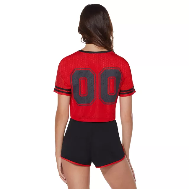 Red Cropped Jersey