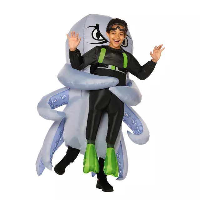 Kids Light Up Octopus Pick Me Up Inflatable Costume