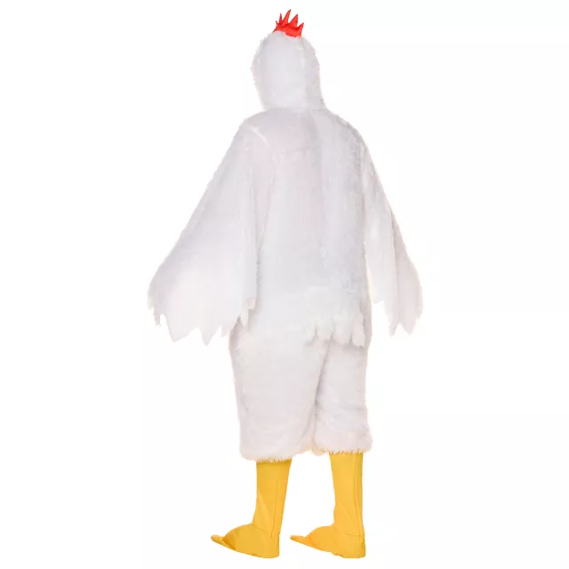 Adult Chicken Jumpsuit Costume