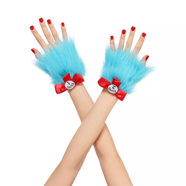 Thing Faux Fur Cuffs - Dr. Seuss
