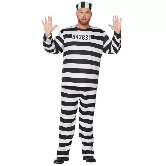 Adult Jailbird Plus Size Costume