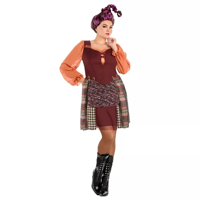 Adult Mary Sanderson Plus Size Dress - Hocus Pocus