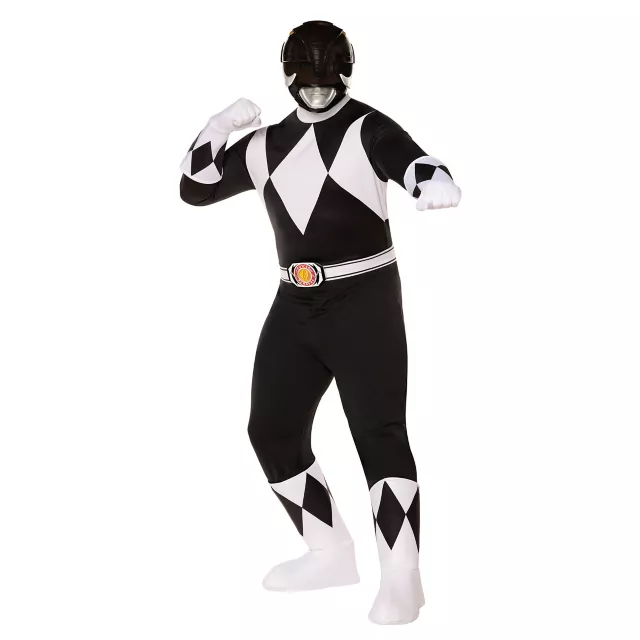 Adult Black Power Ranger Costume - Mighty Morphin Power Rangers