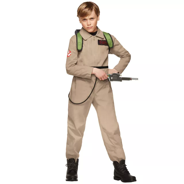 Kids Ghostbusters Boys One Piece Costume with Proton Pack - Ghostbusters Classic
