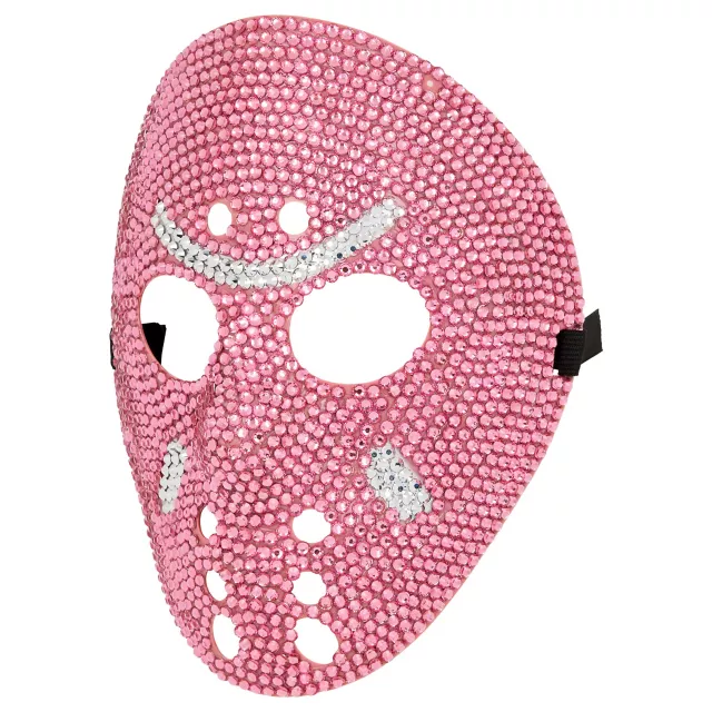 Pink Bling Hockey Mask