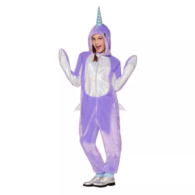 Kids Narwhal Jumpsuit Costume