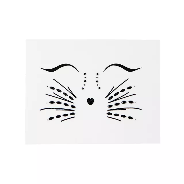 Gemstone Cat Face Decals