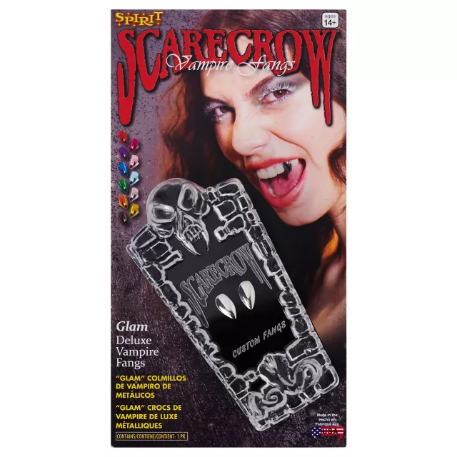 Glam Deluxe Vampire Fangs - Scarecrow