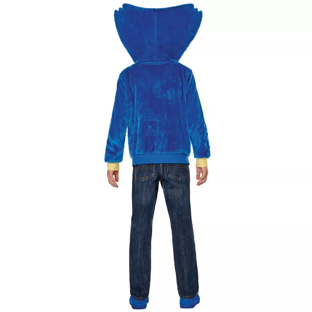 Kids Huggy Wuggy Zip-Up Costume Top - Poppy Playtime