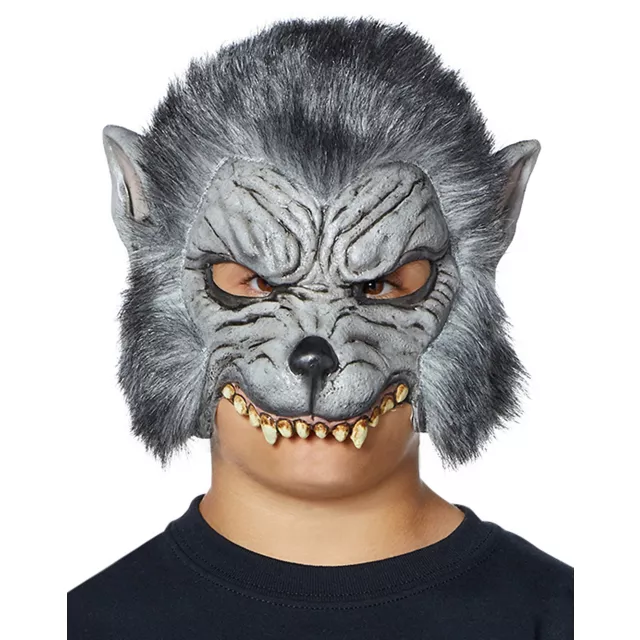 Kids Werewolf Half Mask