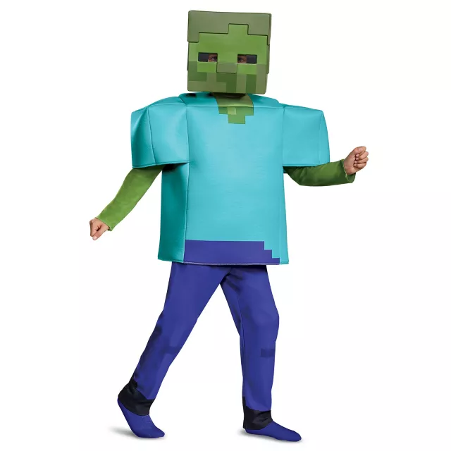 Kids Zombie Costume Deluxe - Minecraft