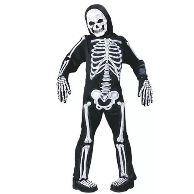 Kids Totally Skelebones One Piece Costume
