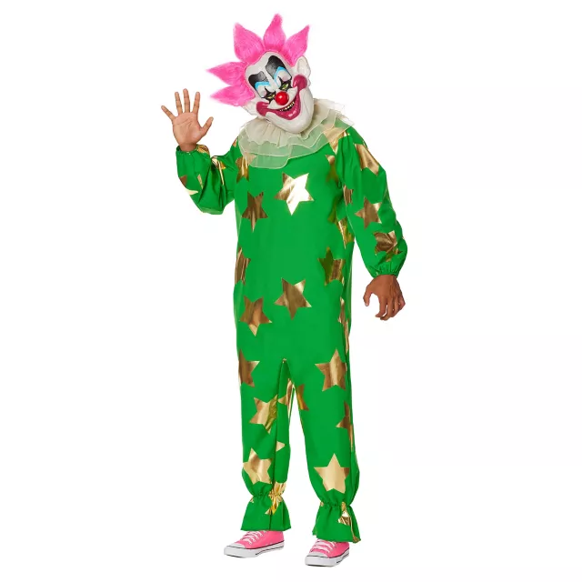 Adult Plus Size Spikey Jumpsuit Costume - Killer Klowns from Outer Space