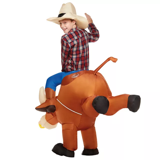 Kids Inflatable Bull Rider Costume