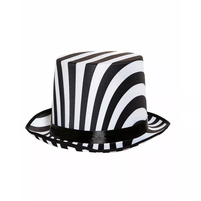 Black and White Top Hat