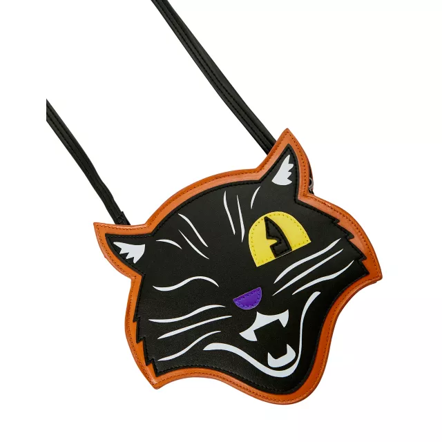 Vintage Cat Crossbody Bag