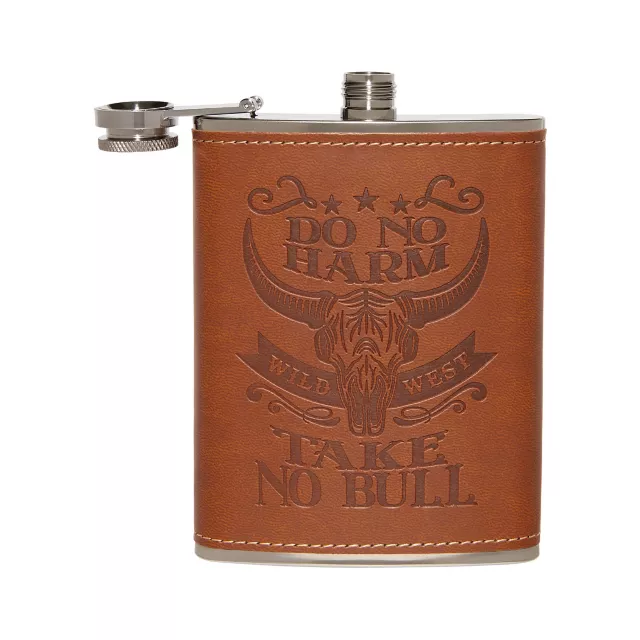 No Bull Western Flask