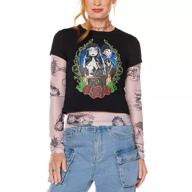 Corpse Bride Layered Top