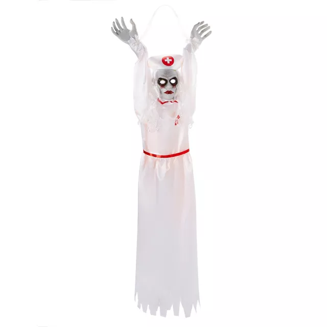 55 Inch Hanging Screaming Nurse Decoration