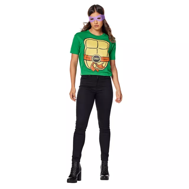 Adult Teenage Mutant Ninja Turtles T Shirt Plus Size Costume Kit