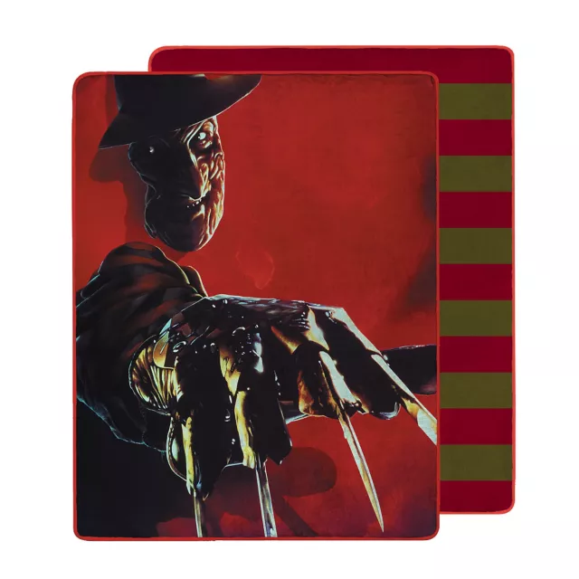 A Nightmare on Elm Street Slashed Elm Street Double-Sided Fleece Blanket